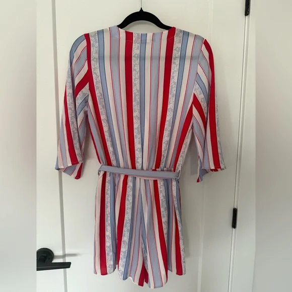 Striped Romper - Picture 2 of 2